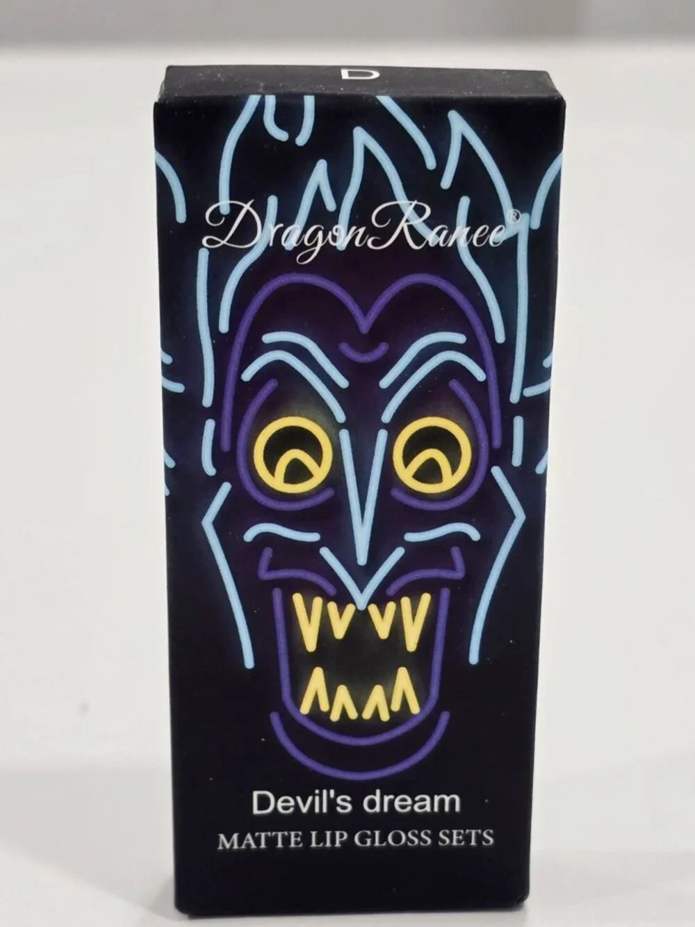 DragonRanee ✦ Devil’s Dream Matte Lip Gloss Set ✦ Black Purple Blue Gothic NWT